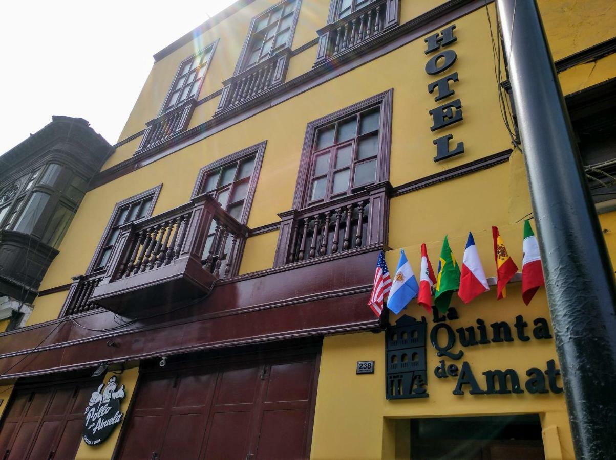 La Quinta De Amat Hotel Lima Bagian luar foto